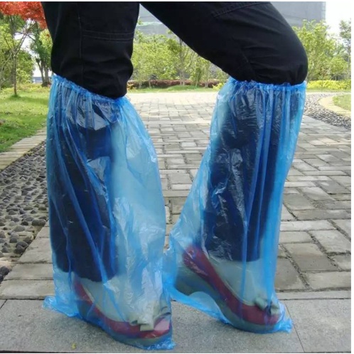 🔥พร้อมส่ง🔥 ถุงเท้า ถุงสวมเท้า (แบบยาว) ถุงคลุมพลาสติก ถุงคลุมกันน้ำกันฝน ราคา/คู่ สินค้าในไทย