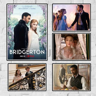 โปสเตอร์ พิมพ์ลาย Bridgerton Season 1 คุณภาพสูง สําหรับตกแต่งผนังบ้าน