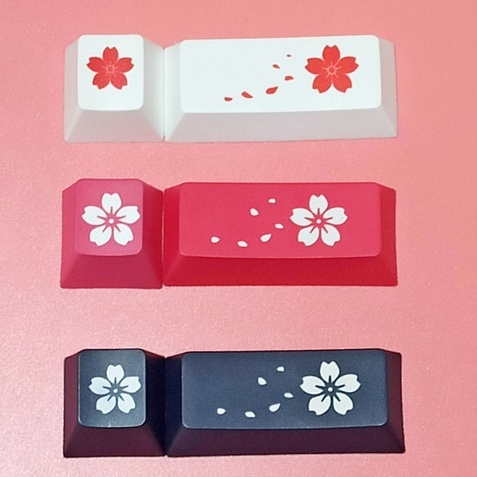 P PBT ปุ่มกดคีย์บอร์ด ลายเชอร์รี่ 2.25U