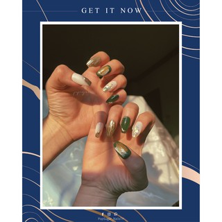 PopSugarNail เล็บปลอมเล็บปลอมสำเร็จรูป งานเจล 100% งานดีไซน์