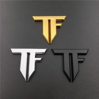 สติกเกอร์ เหล็ก ลายโลโก้ TF 3D 1 ชิ้น