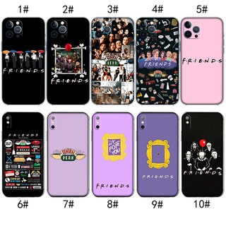 เคสโทรศัพท์มือถือ แบบใส ลาย Friends TV สําหรับ iPhone 7 8 Plus 11 Pro Max EG43