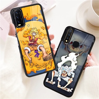 (VA49) เคสมันวาว VIVO Y12 Y12i Y15 Y17 Y19 Y20 Y12S Y20S Y20i Y30 Y50 Y83 Y91 Y93 Y95 Y51 2020 Y51A Y53S V17 V19 V21 5G | เคส HAPE MOTIF LUFFY GEAR 5 อนิเมะวันพีช