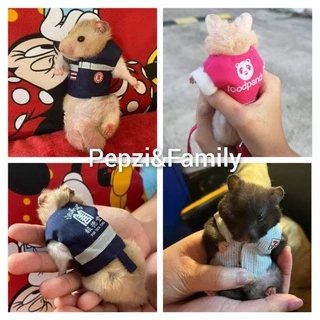 [[[ Pepzi&Family ]]] เสื้อพร้อมสายจูง แฮมเตอร์