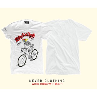 NEVER CLTG เสื้อยืด แขนสั้น รุ่น Riding With Death