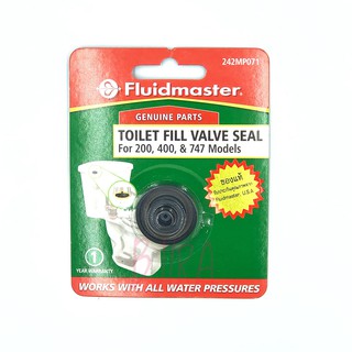 FLUIDMASTER ซีลยาง ในวาล์วน้ำเข้า ถังชักโครก แรงดันน้ำปานกลาง รุ่น FL-242MP071 (สีดำ)