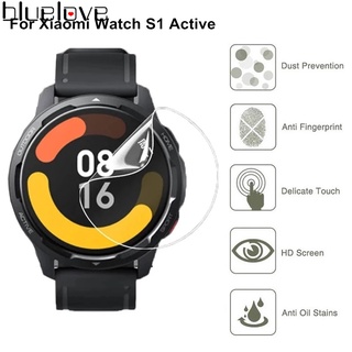 1 ชิ้น HD ใส นิ่ม TPU กันน้ํา ฟิล์มป้องกัน สําหรับ Xiaomi Watch S1 Active / สมาร์ทวอทช์ ป้องกันเต็มหน้าจอ ฟิล์มไฮโดรเจล ไม่ใช่กระจก