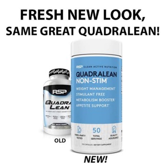 ♦️RSP Quadralean Non-Stim 150 Capsules (พร้อมส่ง)