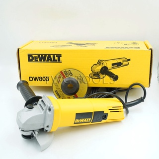 DEWALT เครื่องเจียรไฟฟ้า DW803 เจียรมือ ลูกหมู 4นิ้ว 800W