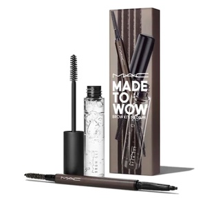 MAC ผลิตภัณฑ์ตกแต่งคิ้ว Made To Wow Brow Kit : Medium