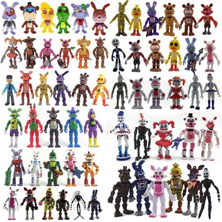 ของเล่นฟิกเกอร์ FNAF Five Nights At Freddys Foxy Chica Bonnie ขนาดเล็ก สําหรับเด็ก