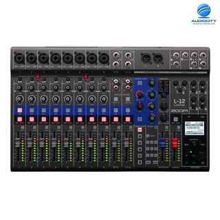 ZOOM LiveTrak L-12 มิกเซอร์พร้อมเครื่องบันทึกเสียงแบบดิจิตอล Built-In 14-Track SD Recorderม USB Audio Interface