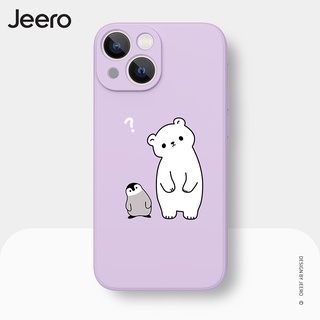 JEERO เคสไอโฟน เคสซิลิโคนนุ่มขอบเหลี่ยมกันกระแทกลายการ์ตูนน่ารักตลก เคสโทรศัพท์ Compatible for iPhone 13 12 11 Pro Max SE 2020 X XR XS 8 7 6 6S Plus xsmax 6splus 7plus 8plus พลัส HFC244