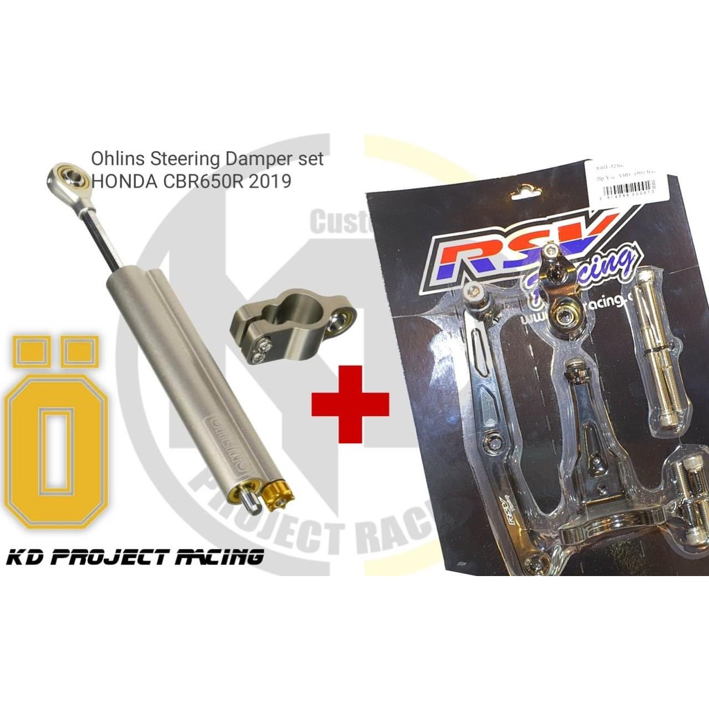 ชุดกันสบัด ohlins แท้ SD001 + ขากันสบัด RSV Honda CB650R
