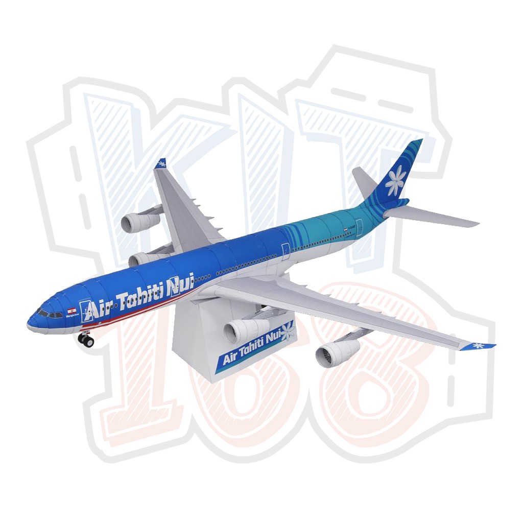 Air Tahiti Nui AIRBUS A340-300 โมเดลกระดาษเครื่องบิน