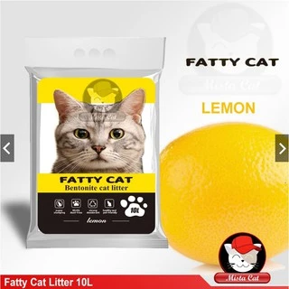 ทรายแมวภูเขาไฟ กลิ่นหอม10 ลิตร Fatty cat ฝุ่นน้อยและทรายแมวเต้าหู้ถั่วลันเตา Bioline Tofu Cat Litter 7L.