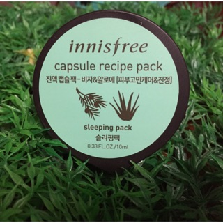 Innisfree Capsule Recipe Pack 10 ml. #Bija&amp;Aloe (Sleeping pack)