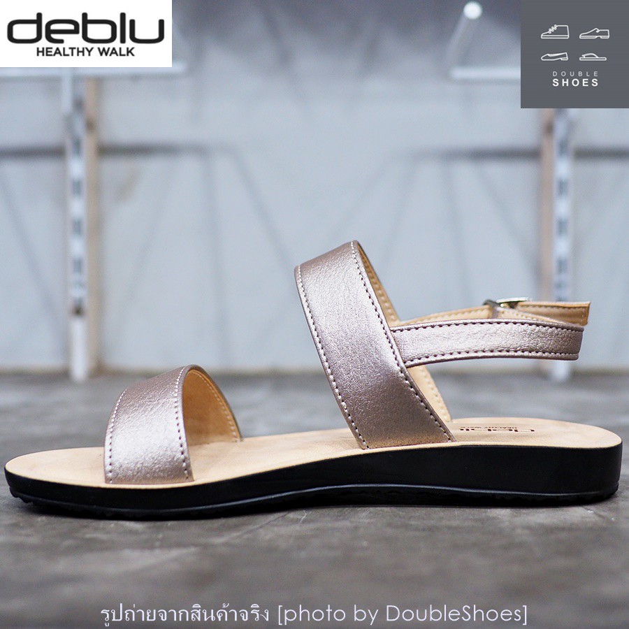 รองเท้าแตะรัดส้นผู้หญิง รองเท้าเพื่อสุขภาพ Deblu รุ่น L5004S (สีน้ำตาล) ไซส์ 36-41