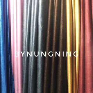 🌈1แถม1🔥ผ้าม่านประตู ราคาถูก ผ้าสวยสีสวยเรียบหรู
