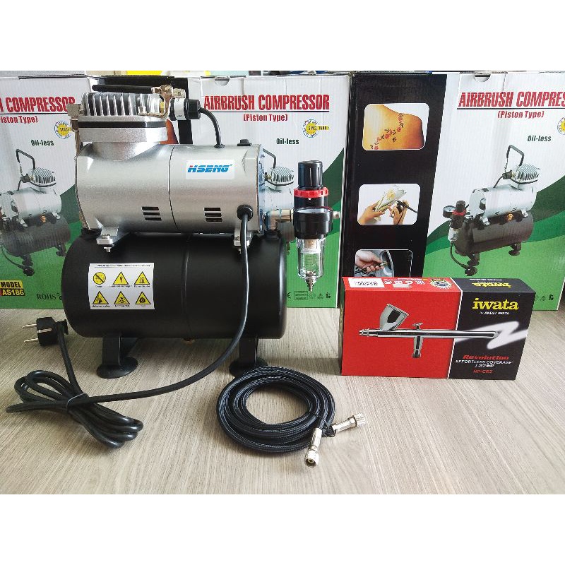 ชุดพร้อมใช้ Iwata Hp-Cr3 + Hseng As186
