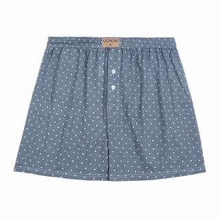 บ๊อกเซอร์ สีพื้น 🔥ลายใหม่🔥 L-2XL แบร์น UOKIN เนื้อผ้านิ่ม ใส…