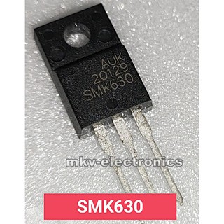 (1ตัว) SMK630 , MOSFET N-Channel 200V 9A TO-220FP