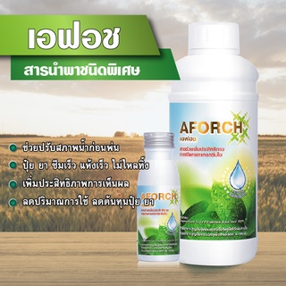 เอฟอช AFORCH เร่งดูดซึมทางใบ เร่งการดูดซึมช่วยนำพาปุ๋ยน้ำ เอฟอสสารจับใบพืช ซึมเร็ว แห้งไว