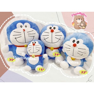 💙ตุ๊กตาโดเรม่อน(Doraemon) ผ้าTCN ขนนิ่ม มี 4 ขนาดให้เลือกค่า ผ้าดีงานสวยมากๆ🥰