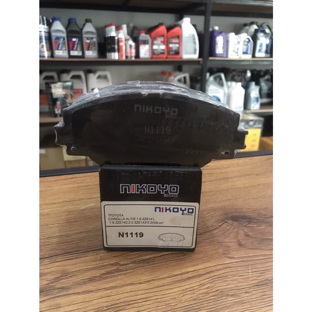 ผ้าเบรครถยนต์ TOYOTA COROLLA ALTIS 1.6 G/E/J/CNG ZRE171(1ZR-FE) ปี2013-on 1.8 V/G/S/E ZRE172(2ZR-FE)