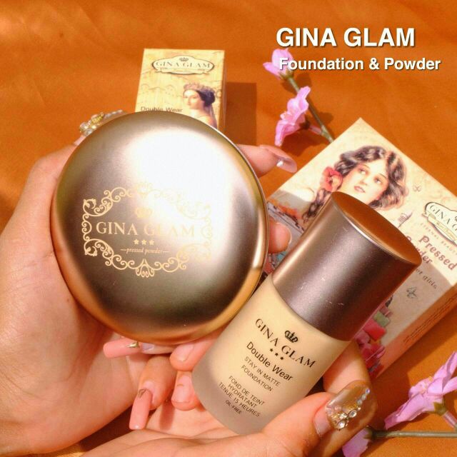 Gina glam  foundation & powder