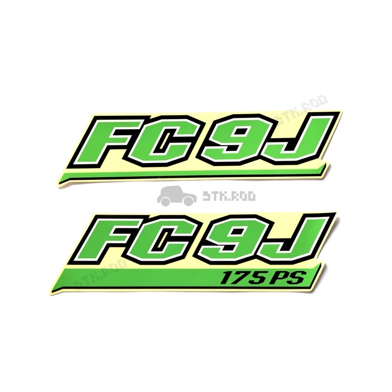สติ๊กเกอร์ ติดข้างประตู FC9J / FC9J 175PS ฮีโน่ เมก้า ของแท้ HINO MEGA STICKER (ราคาต่อแผ่น)