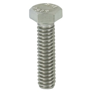 HEX MACHINE SCREW FITT 1/4"X1" 5EA สกรูหัวหกเหลี่ยม FITT 1/4 นิ้วX1 นิ้ว 5 ตัว สกรู, น๊อตและแหวน อุปกรณ์ยึดติด เครื่องมื