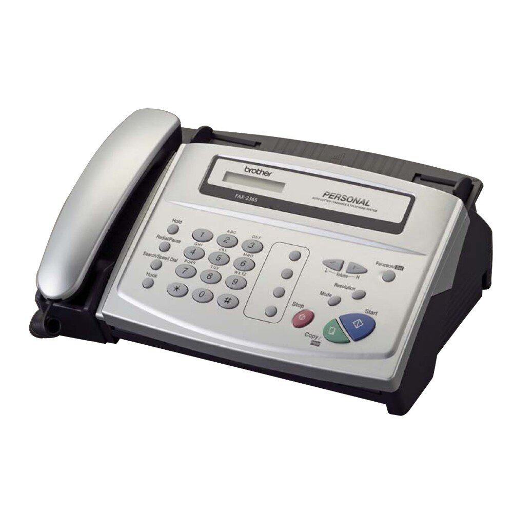 Brother Fax-236S เครื่องโทรสารกระดาษความร้อนการป้อนกระดาษ