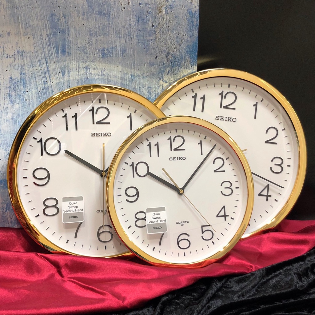 SEIKO CLOCKS นาฬิกาแขวนไชโก้ 12นิว รุ่น QXA221 นาฬิกาแขวนผนัง  ของแท้   ของญี่ปุ่น Seiko นาฬิกาแขวน 
