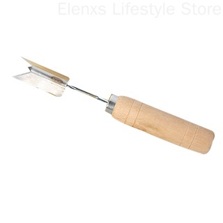 Portable V Shaped Pineapple Cutter Wood Handle Sharp Fruit Peeler Stainless Steel Slicers ELEN
