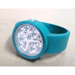 นาฬิกา O Clock Watch, สี Turquoise Made in Italy เรียบง่าย สวยงาม ทันสมัย