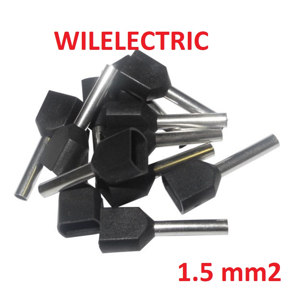 TWIN skun ferules ferraules 1.5 มม. 1.5 มม. สีดํา TE1508 TE 1508