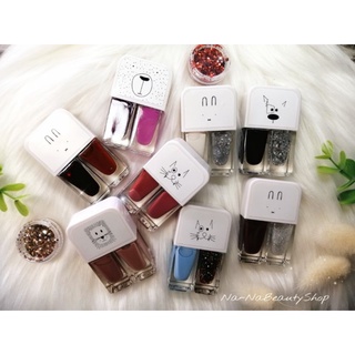 สีทาเล็บ2in1ยาทาเล็บทูโทน มีให้เลือกหลายเฉดสี G.B Nail Polish ยาทาเล็บแพ็คคู่ 2สี  สีสวยแห้งเร็ว ไม่ต้องอบ