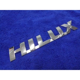 B.S.D โลโก้  ท้าย HILUX ( REVO ) โครมเมี่ยม 21.5×3.5cm