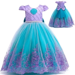พร้อมส่ง ชุดเจ้าหญิงแอเรียล ชุดเมอเมด The little mermaid #ชุดเจ้าหญิง