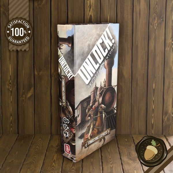 Unlock: Tombstone Express เกมแก้ปริศนา นักสืบ บอร์ดเกม คู่มือภาษาอังกฤษ (Boardgame บอร์ดเกม การ์ดเกม