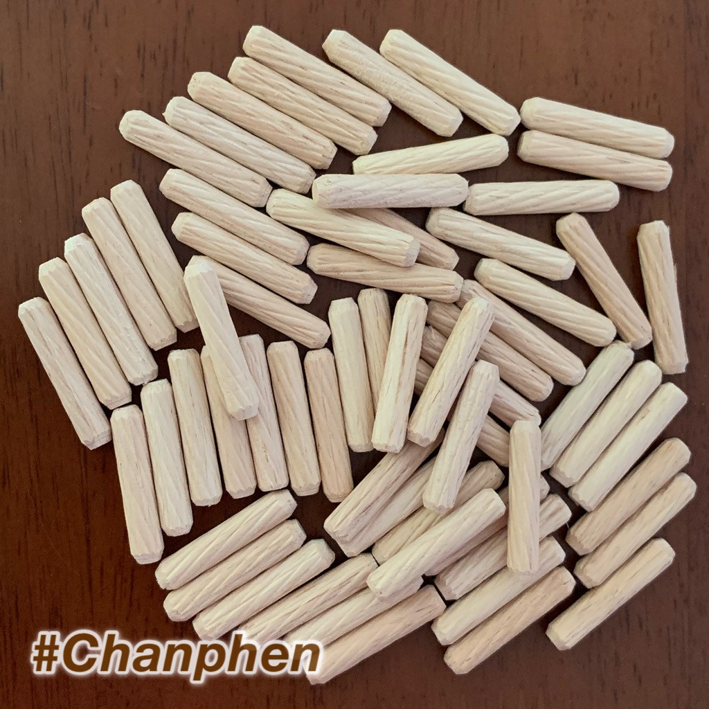 เดือยไม้ (เกลียวเฉียง) ขนาด 8x35 มม.(50 ชิ้น) รูปที่ 3
