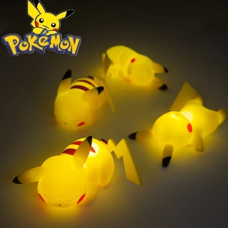 โคมไฟข้างเตียง รูปการ์ตูนโปเกม่อน ปิกาจูน่ารัก เรืองแสง ของขวัญ สําหรับห้องนอนเด็ก 2022