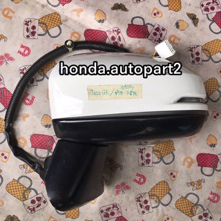 กระจกมองข้างซ้ายHONDA Jazz GK ปี14-19 มือสองแท้ 7สาย มีไฟเลี้ยว