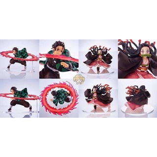 ConoFig Demon Slayer: Kimetsu no Yaiba Tanjiro Kamado Figure + ConoFig Demon Slayer: Kimetsu no Yaiba Nezuko Kamado