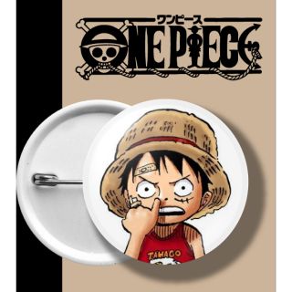 ONE PIECE BADGE เข็มกลัด วันพีช ลูฟี่ LUFFY เด็ก