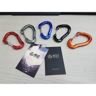 CARABINER อลูมิเนียมคลิปสปริงชุดล็อคสำหรับปีนหน้าผา XINDA XD-8504U-16KN รองรับน้ำหนักได้ 1600 กก