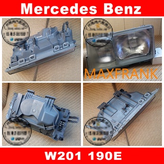 ไฟใหญ่หน้า Benz W201 190E ตรงรุ่น เป็นงานไต้หวัน เลนซ์กระจก ใช้ได้อีกหลายปี ไม่หมองง่าย