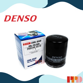 DENSO ไส้กรองนํ้ามันเครื่อง TOYOTA  CAMRY, WISH ปี20-10 ACV30 รหัสอะไหล่แท้ 90915-YZZE2 (รหัสสินค้า 260340-0510)