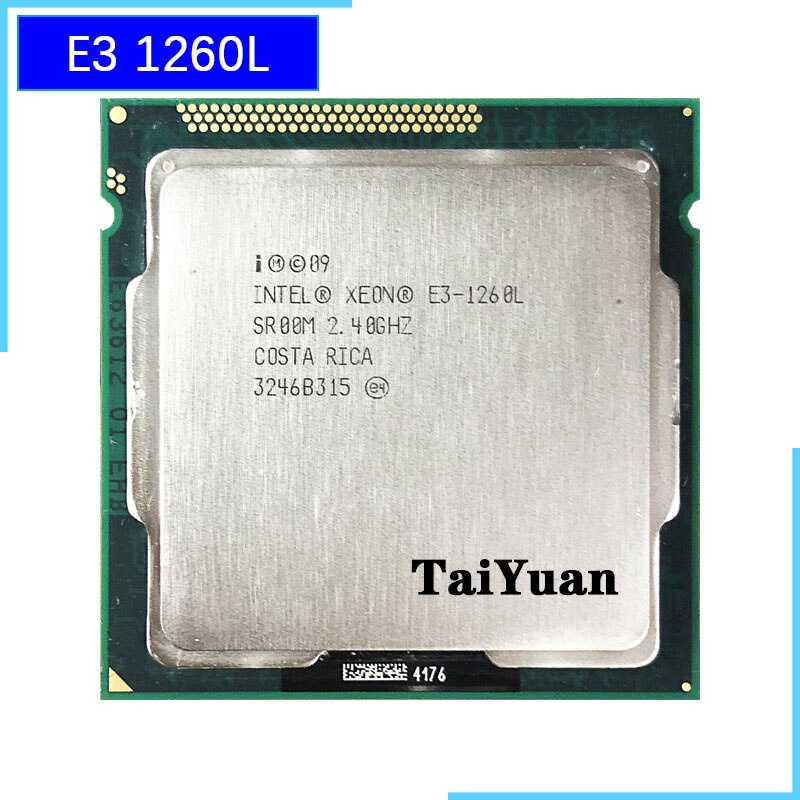 หน่วยประมวลผล CPU Intel Xeon E3-1260L E3 1260L E3 1260 L 2.4 GHz Quad ...